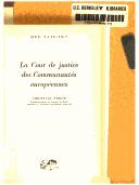 La Cour de justice des Communautés européennes