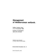 Management of Mediterranean wetlands