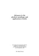 Advances in the Physical Metallurgy and Application of Steels