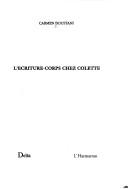 L' écriture-corps chez Colette