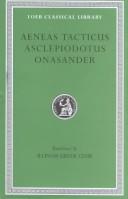 Aeneas Tacticus, Asclepiodotus, Onasander