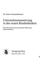 Unternehmenssanierung in den neuen Bundesländern