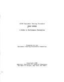 AIChE equipment testing procedure, spray dryers