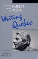 Writing Quebec