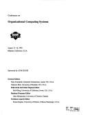 Conference on Organizational Computing Systems