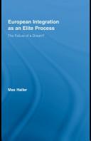 European Integration as an Elite Process