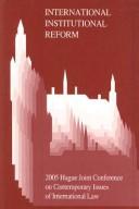 International institutional reform