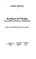 Auteuil et Passy