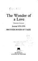 The wonder of a love =