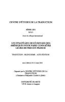 Les stratégies des écrivains des Amériques pour faire connaître leurs oeuvresen France