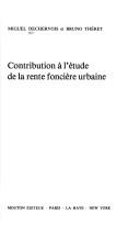 Contribution à l'étude de la rente foncière urbaine