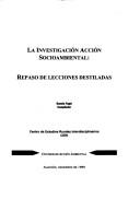 La investigación acción socioambiental