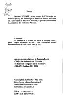 Travail de mémoire et construction nationale au Mali
