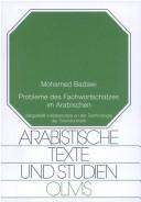 Probleme des Fachwortschatzes im Arabischen