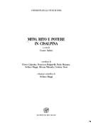 Mito, rito e potere in Cisalpina