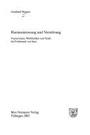 Harmoniezwang und Verst orung: Voyeurismus, Weiblichkeit und Stadt bei Ferdinand von Saar