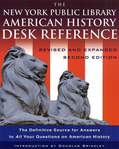 The New York Public Library American history desk reference