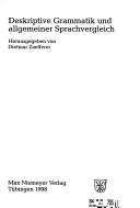 Deskriptive Grammatik und allgemeiner Sprachvergleich