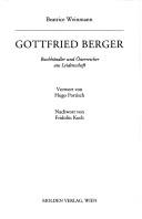 Gottfried Berger: Buchh andler und  Osterreicher aus Leidenschaft