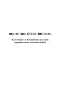 De l'autre côté du discours