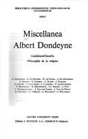 Miscellanea Albert Dondeyne