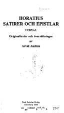 Horatius satirer och epistlar