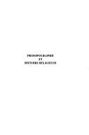 Prosopographie et histoire religieuse