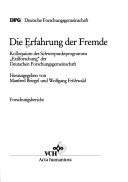 Die Erfahrung der Fremde