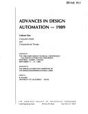 Advances in Design Automation, 1989
