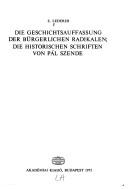 Die Geschichtsauffassung der bürgerlichen Radikalen