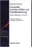 Universität zwischen Selbst- und Fremdbestimmung