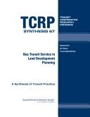 Bus transit service in land development planning