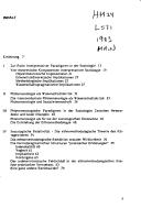 Alltagsrationalität und soziologischer Diskurs