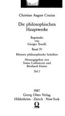 Die Philosophischen Hauptwerke