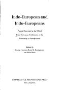 Indo-European and Indo-Europeans