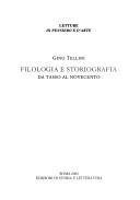 Filologia e storiografia