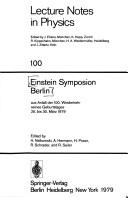 Einstein Symposion, Berlin