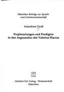 Prophezeiungen und Prodigien in den Argonautica des Valerius Flaccus