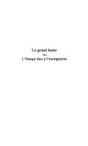Le grand bazar, ou, L'Europe face à l'immigration