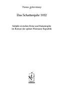 Das Schattenjahr 1932