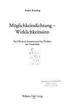Möglichkeitsdichtung - Wirklichkeitssinn