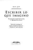 Escribir lo que imagino
