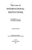 The law of international institutions