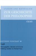 Studien und Materialien zur Geschichte der Philosophie, Bd. 72: Logik