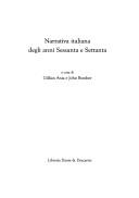 Narrativa italiana degli anni Sessanta e Settanta