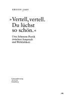 Vertell, vertell, du lüchst so schön