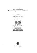 Local leadership and programme implementation in Indonesia