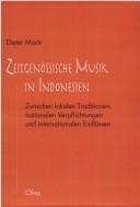 Zeitgenössische Musik in Indonesien