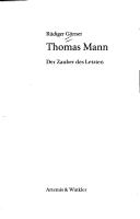 Thomas Mann: der Zauber des Letzten