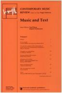 Music and Text